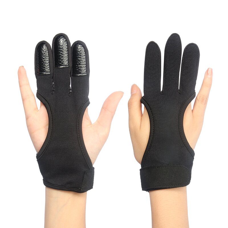 Custom Archery Finger Glove Factory - OEM/ODM Professional Leather Out Removable Shooting