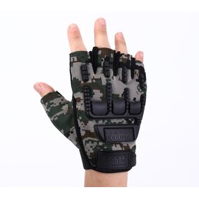 Tactical Gloves Manufacturer - OEM/ODM Brown Black Grey Specialty Sublimated Shooting Large