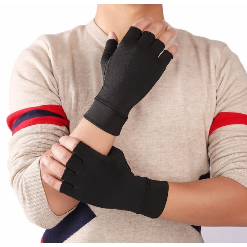 Hand Compression Gloves Manufacturer - OEM/ODM Copper Moisture Wicking Fingerless Arthritis