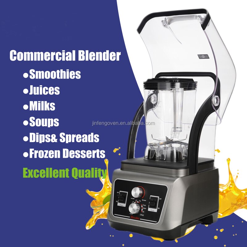 Soundproof Blender Factory - Commercial Kitchen 2L Heavy Duty Professional Power Quiet