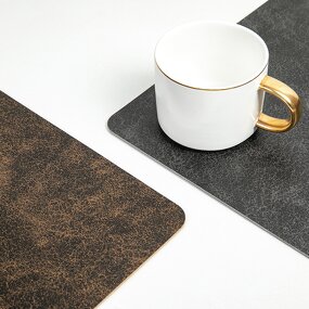 Place Mats Supplier - Rectangle PU Leather Heat-Resistant Set for Home Kitchen