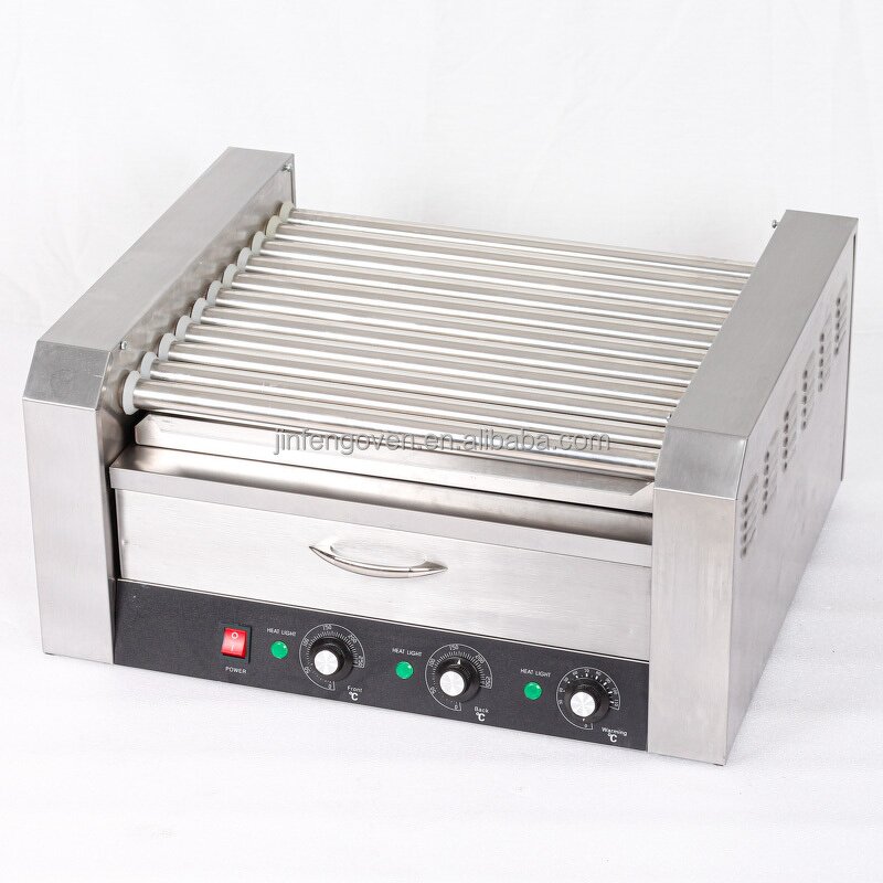 Hot Dog Grill Supplier - Wholesale Price Stainless Steel Electric with Bun Warmer