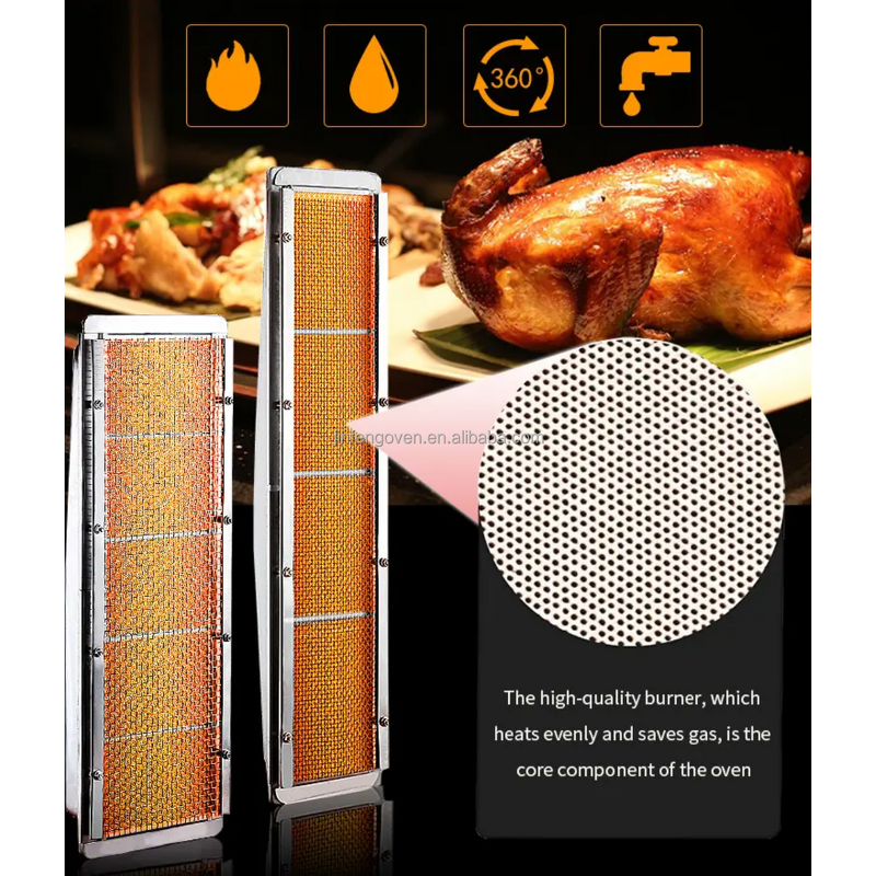 Vertical Rotisserie Oven Manufacturer - All Stainless Steel & Cast Iron 6-Rod