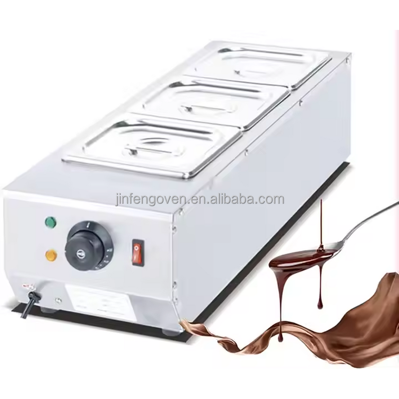 Chocolate Making Machine Manufacturer - Commercial Electric Stainless Steel 2 Pot Hot