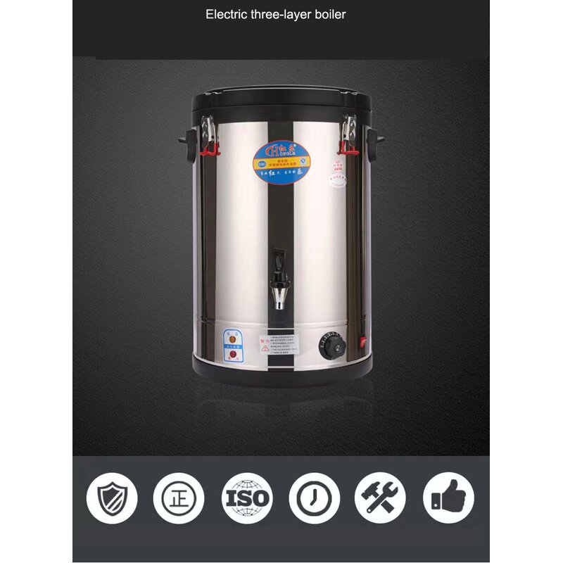 Coffee Urn Manufacturer - 40L Stainless Steel Electric Hot Water Bolier Milk Tea