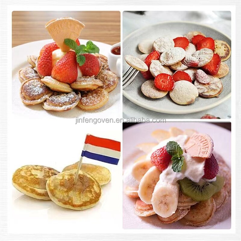 Mini Pancake Maker Supplier - Commercial Stainless Steel Nonstick 25 Hole Walnut