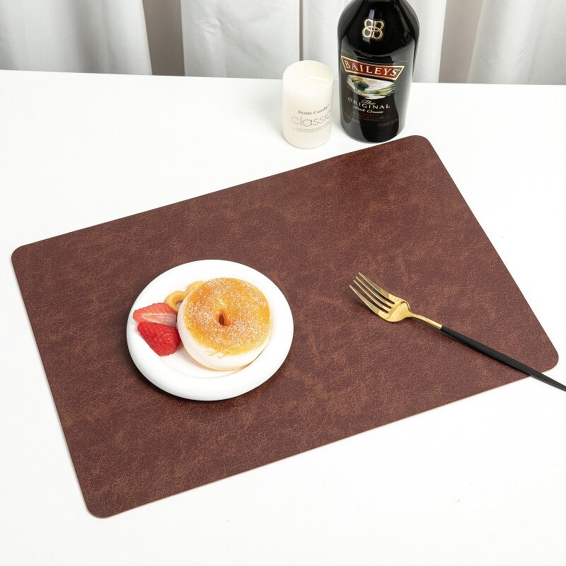 Table Mat Set Manufacturer - Luxury PU Leather Placemats for Restaurant & Hotel