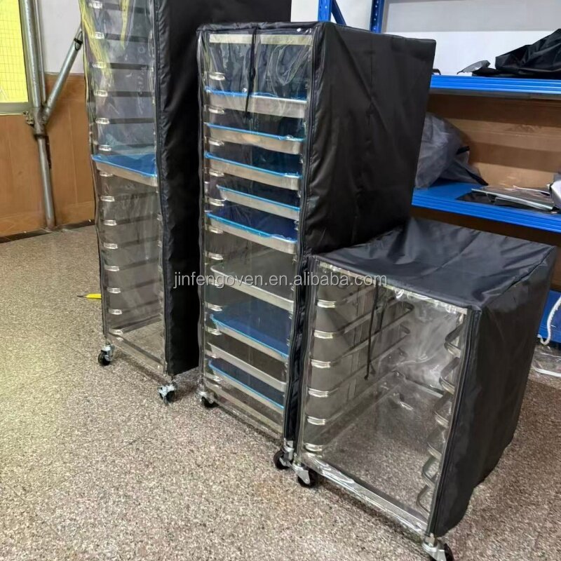 Bread Tray Rack Cover Supplier - Single-door Waterproof Dustproof Baking Trolley