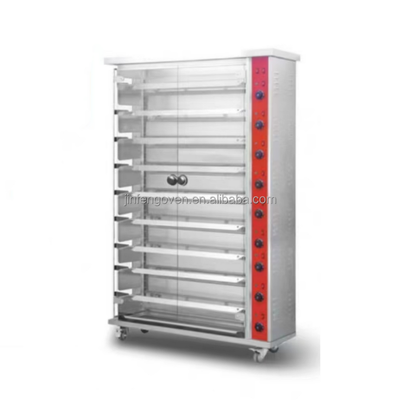 Vertical Rotisserie Oven Manufacturer - All Stainless Steel & Cast Iron 6-Rod