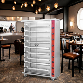 Rotisserie Oven Supplier - Commercial Stainless Steel Vertical Chicken with Gas