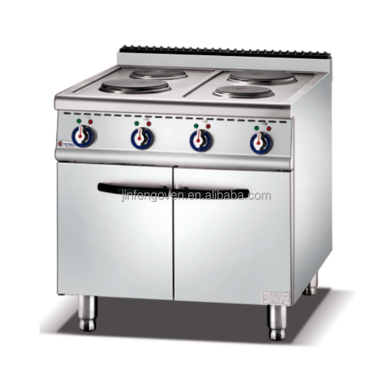 Electric Hot Plate Supplier - Commercial Free Standing 4 Burner Electric with Oven
