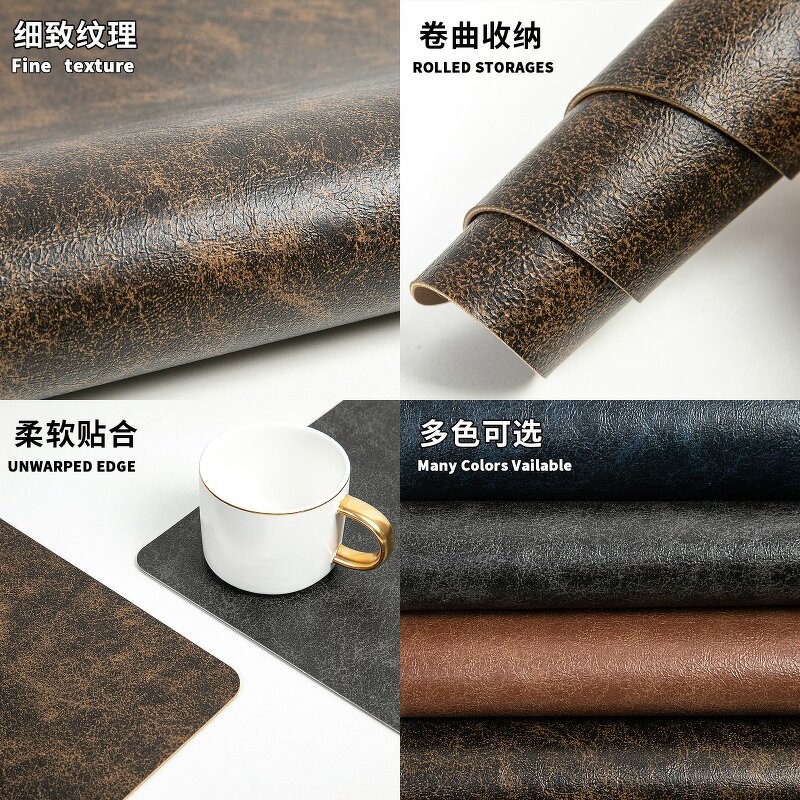 Double Leather Placemat Supplier - Nordic Western High-End for Hotel & Restaurant