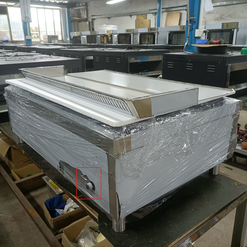 Gas Stove Manufacturer - 4 Burner with Oven Electric LP Gas for Commercial Kitchen