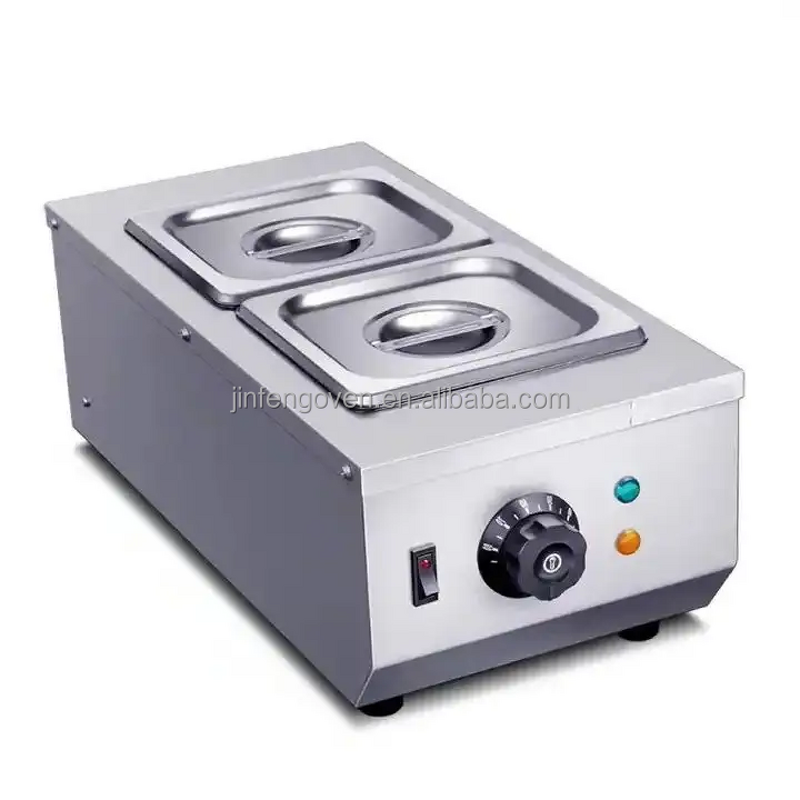 Chocolate Making Machine Manufacturer - Commercial Electric Stainless Steel 2 Pot Hot