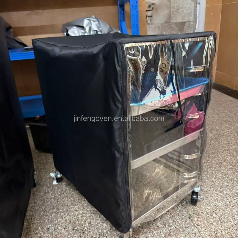 Bread Rack Cover Factory - Waterproof Metal Rectangle Fabric Dust Protector