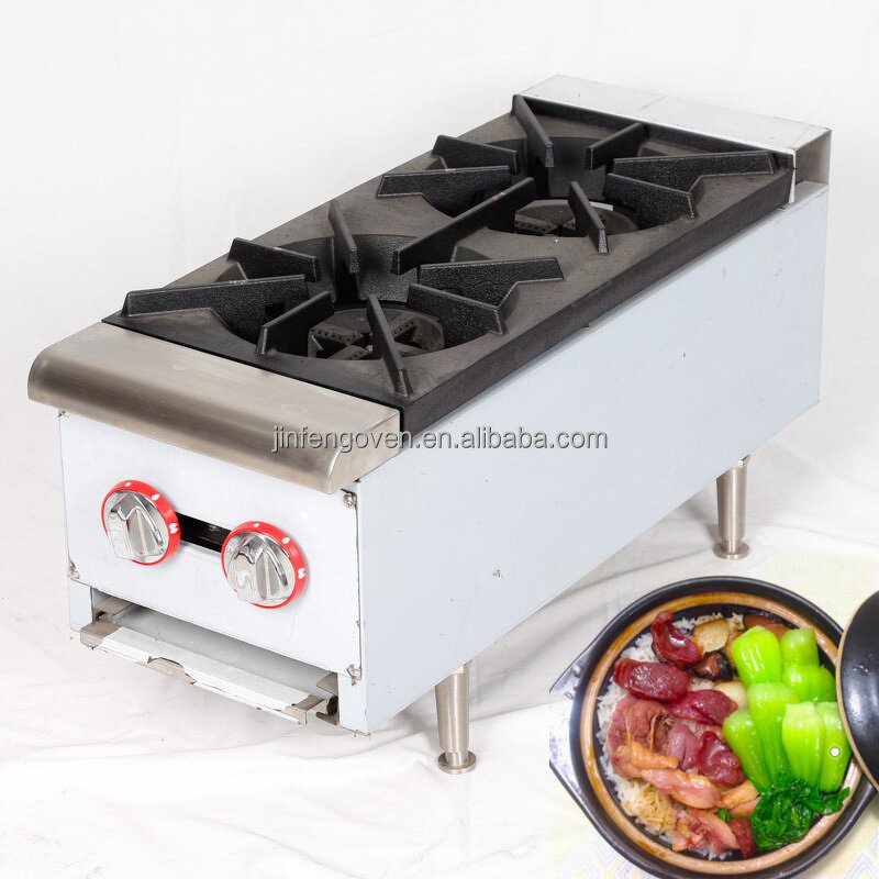 Table Top Gas Stove Supplier - Stainless Steel 2-8 Burners Cooking Range for Commercial