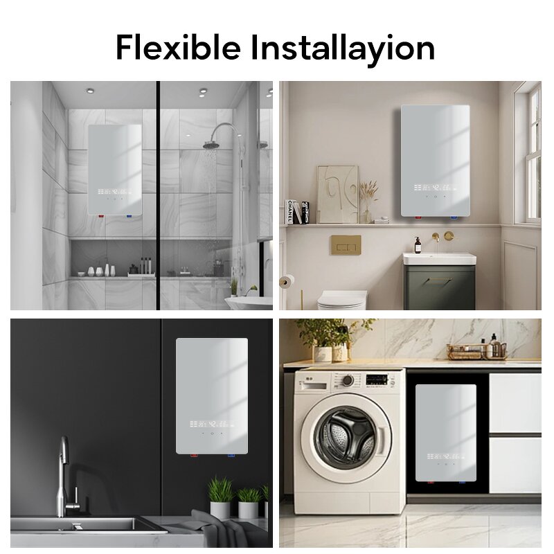 Tankless Water Heater Manufacturer - Bulk 7000W 220V Touch Control Multi Use