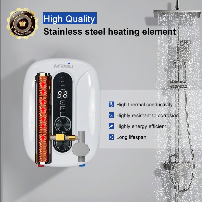 Electric Water Heater Factory - Bulk 5500W Pressure Pump Digital Display