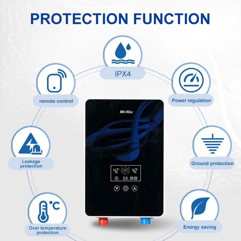 Instant Water Heater Manufacturer - OEM/ODM 220V LED Touch Control Under Sink