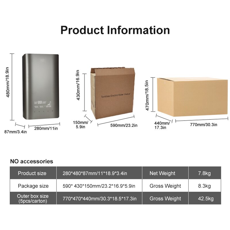 Instant Electric Water Heater Manufacturer - OEM/ODM 3 Phase Multi Point for Hotel
