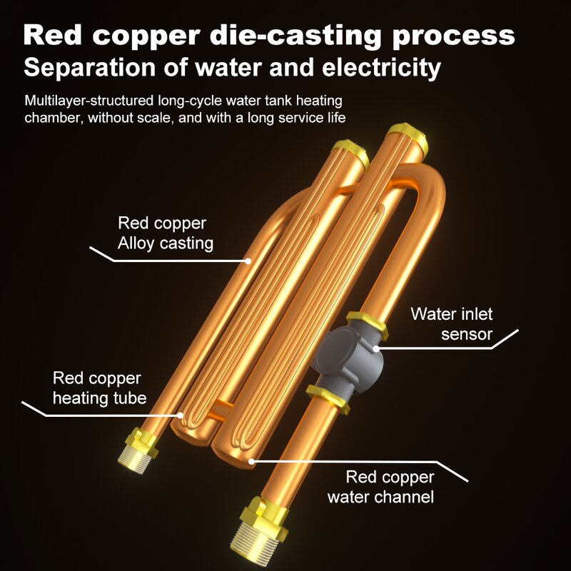 Instant Electric Shower Factory - OEM/ODM 18000W 220V Multi Point Hotel