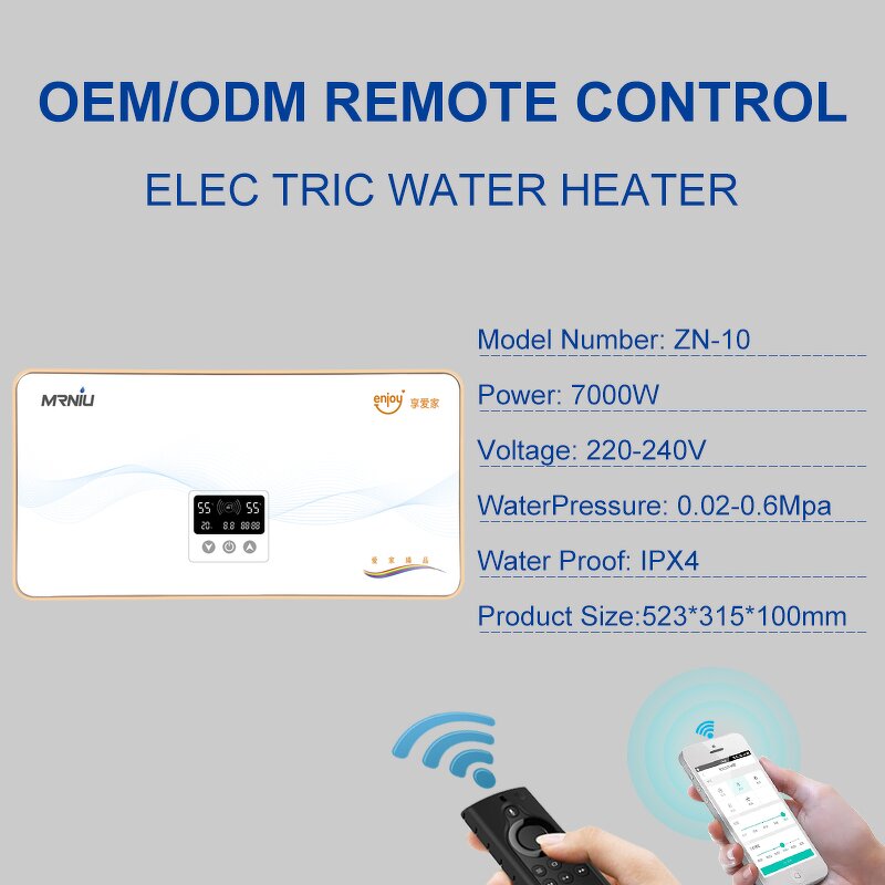 Electric Water Heater Factory - OEM/ODM High Quality 20L-50L Wall Mounted Storage