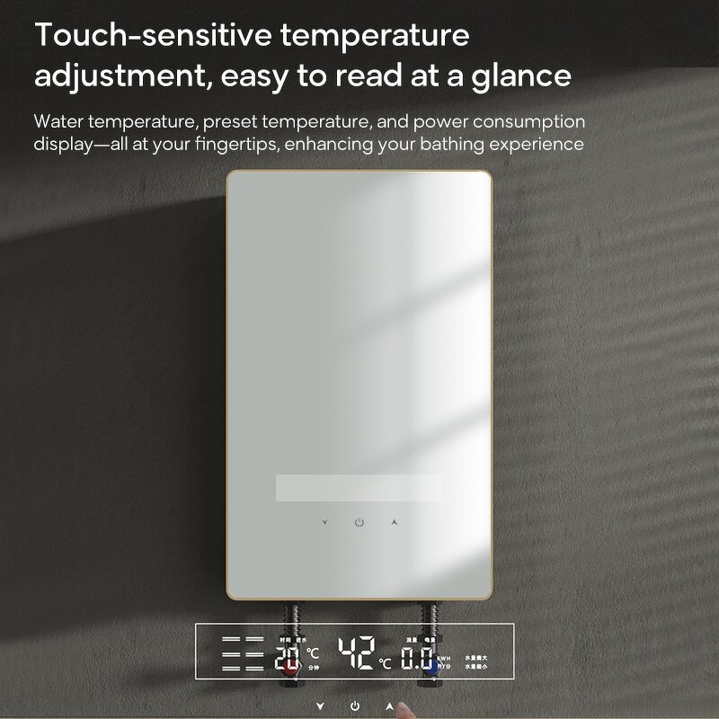 Tankless Water Heater Manufacturer - Bulk 7000W 220V Touch Control Multi Use