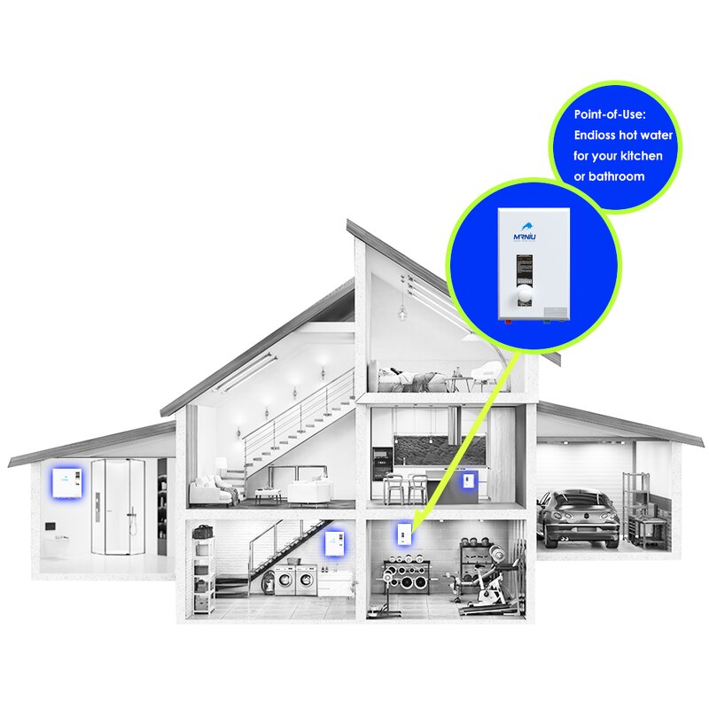 Instant Electric Shower Factory - OEM/ODM 18kW 220V Multi Point Hotel Use