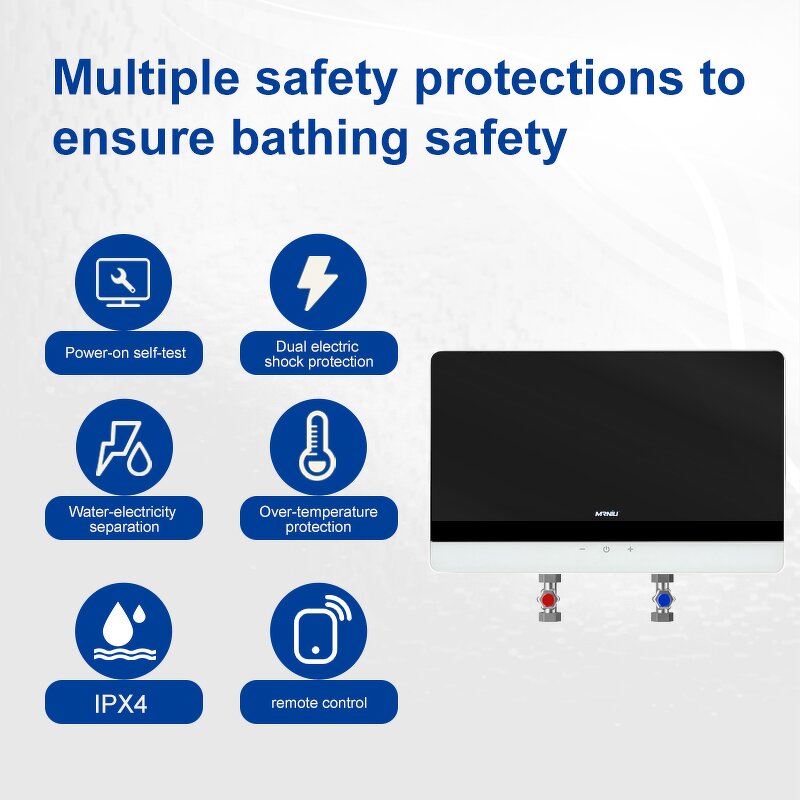 Tankless Geyser Manufacturer - Bulk 220V-240V Wall Mounted Thermostat Electric