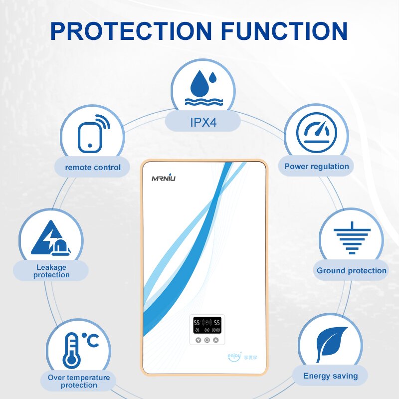 Electric Water Heater Manufacturer - OEM/ODM Enamel Tank for Residential Bathroom