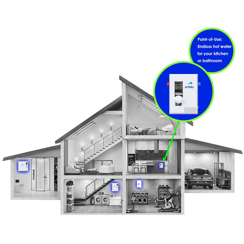 Tankless Water Heater Manufacturer - OEM/ODM 13kW Endless Hot Water for Bathroom