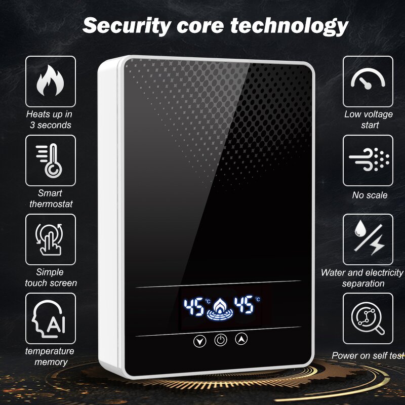 Instant Water Heater Manufacturer - Bulk 3.5kW Touch Bottom Tankless Geyser