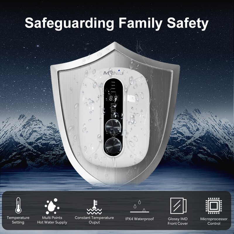 Electric Water Heater Factory - Bulk 5500W Pressure Pump Digital Display