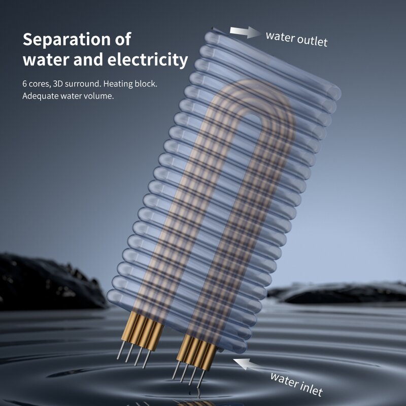 Tankless Water Heater Manufacturer - OEM/ODM 7000W Tempered Glass LED Display