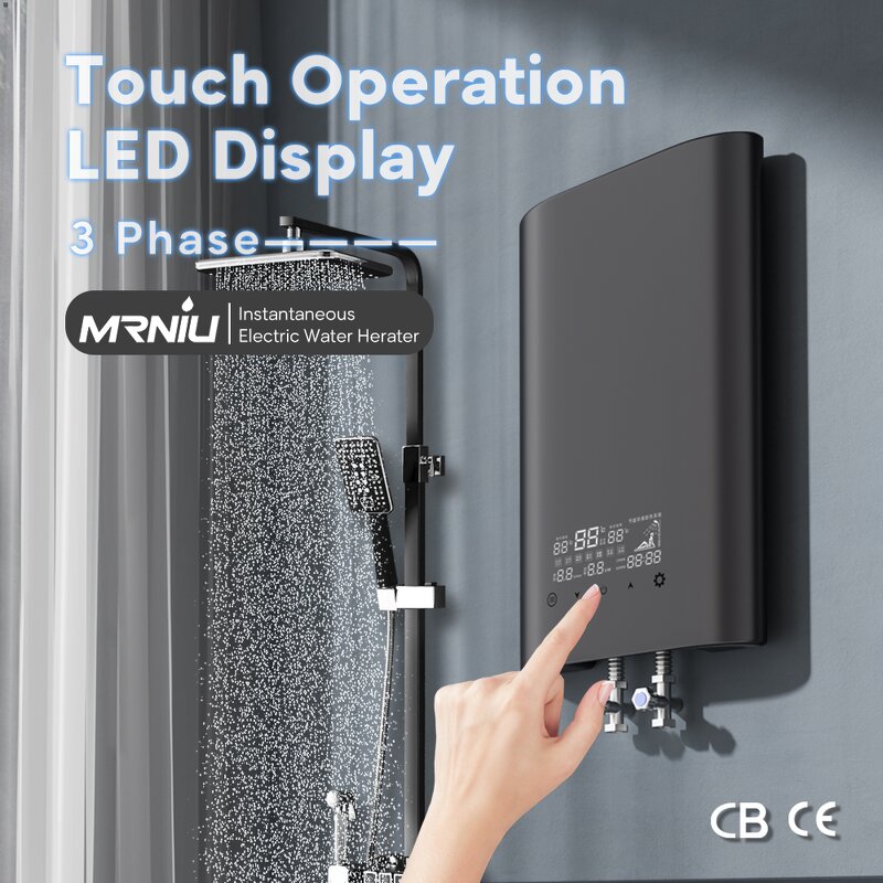 Tankless Water Heater Factory - Bulk 15kW 3 Phase Electric Instant Shower