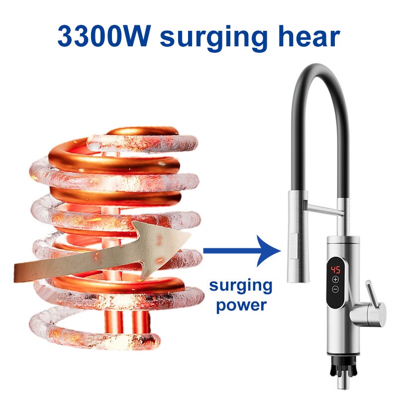 Instant Water Heater Faucet Factory - OEM/ODM 3-5S On Demand Hot Water Tap