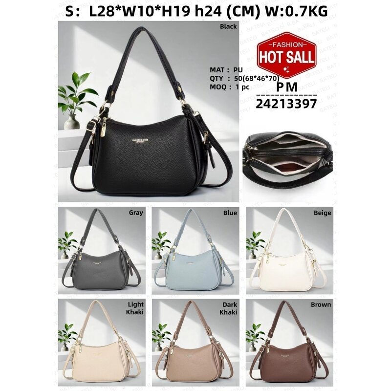 Women's Handbag Manufacturer - OEM PU Leather Casual Lady Bag