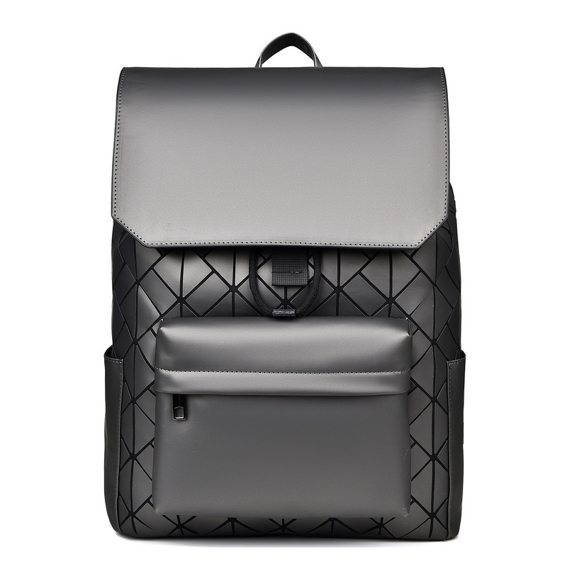 Men's Backpack Factory - OEM Large Capacity Diamond Pattern Laptop Bag