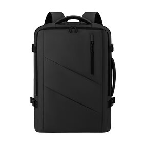 School Bag Factory - OEM Solid Color Expandable Computer Backpack