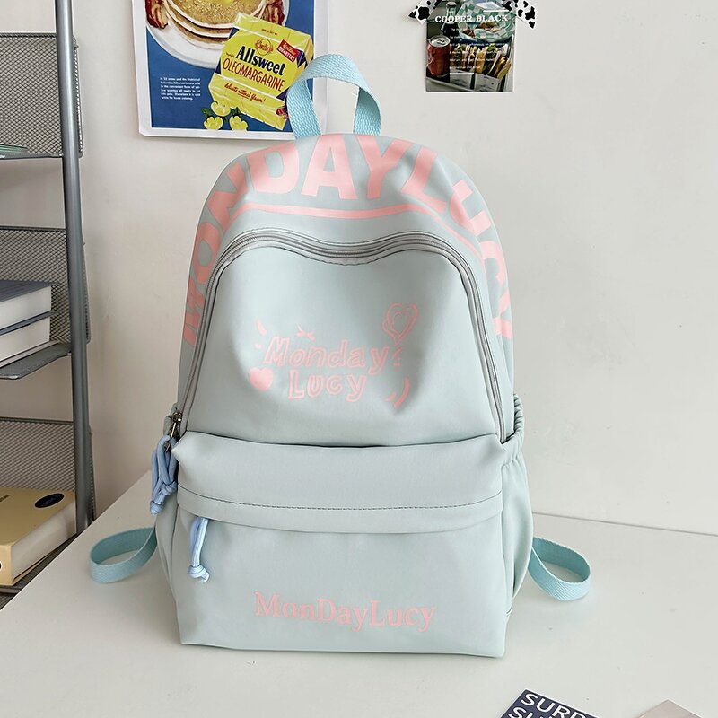 Student Backpack Factory - OEM Simple Pure Color College Style Bag