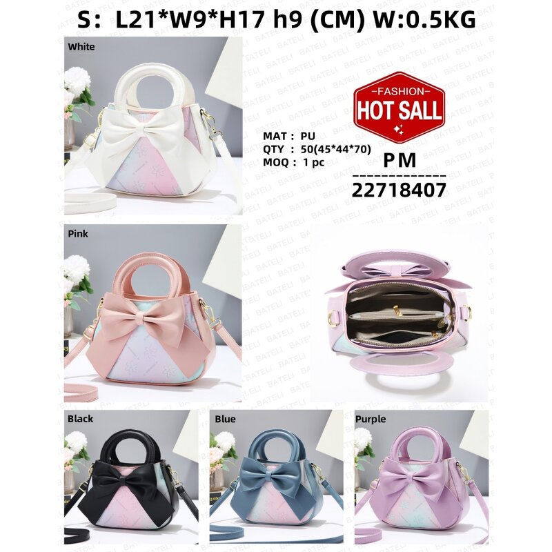Women Crossbody Bag Factory - OEM Summer Bow Gradient Color Bag