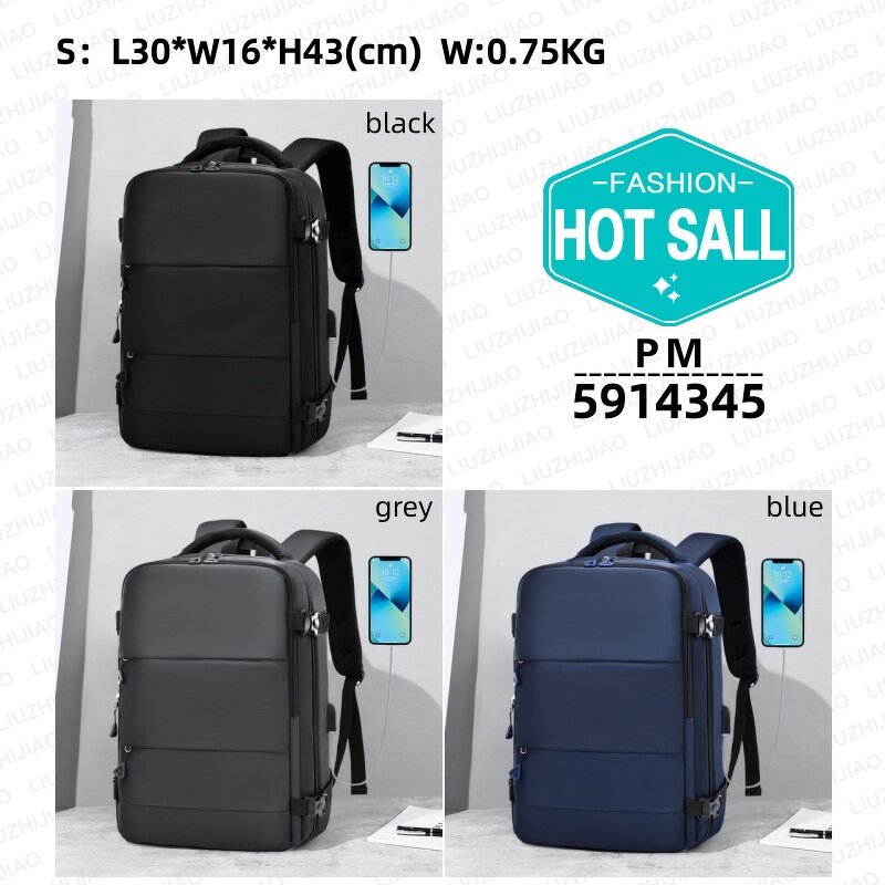 Student Backpack Factory - OEM Solid Color Trend Lightweight Bag