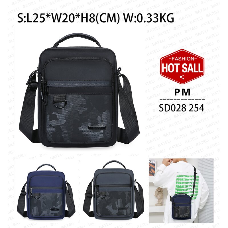 Men's Crossbody Bag Factory - Bulk Custom Logo Nylon Backpack