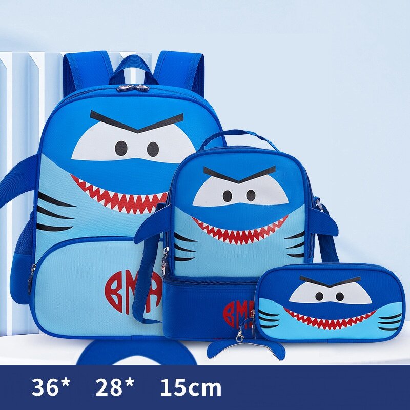 Children Backpack Factory - OEM Cartoon 3-Piece Set Pull Rod Bag