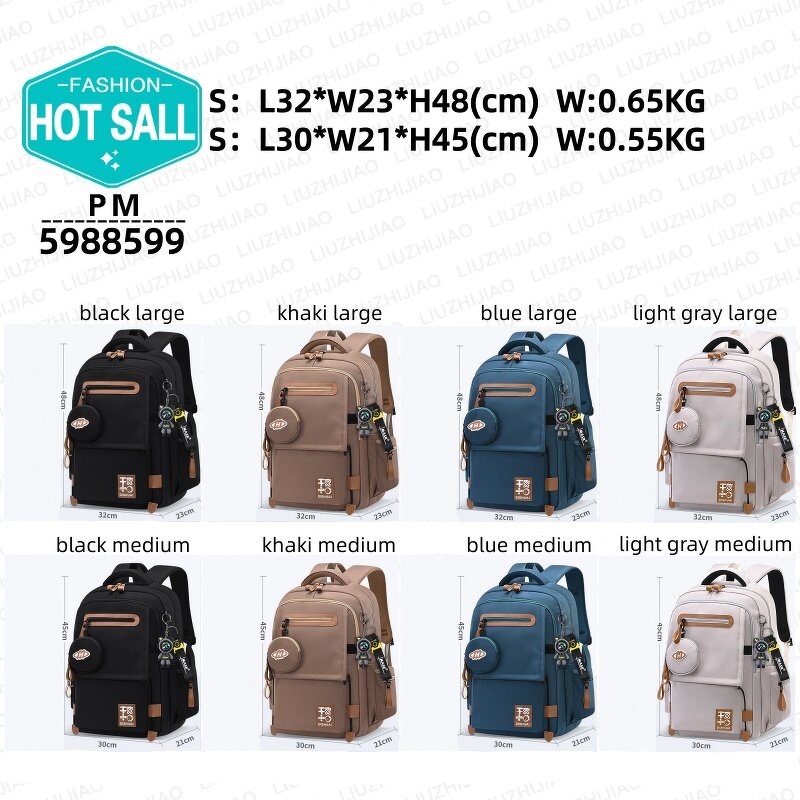 School Backpack Factory - OEM Lightweight Leisure Bag with Coin Purse