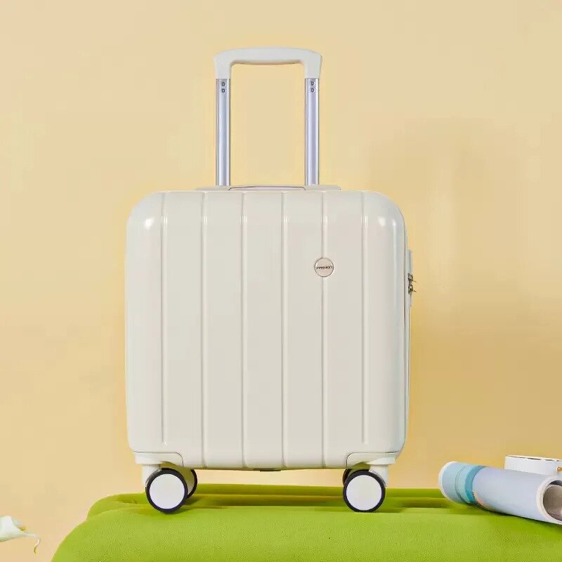 Clear Suitcase Factory - OEM 18 Inch Mini Bar Code Boarding Case