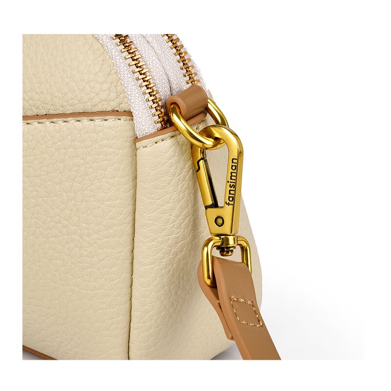 Women Crossbody Bag Factory - OEM Flip Zipper Soft Leather Versatile