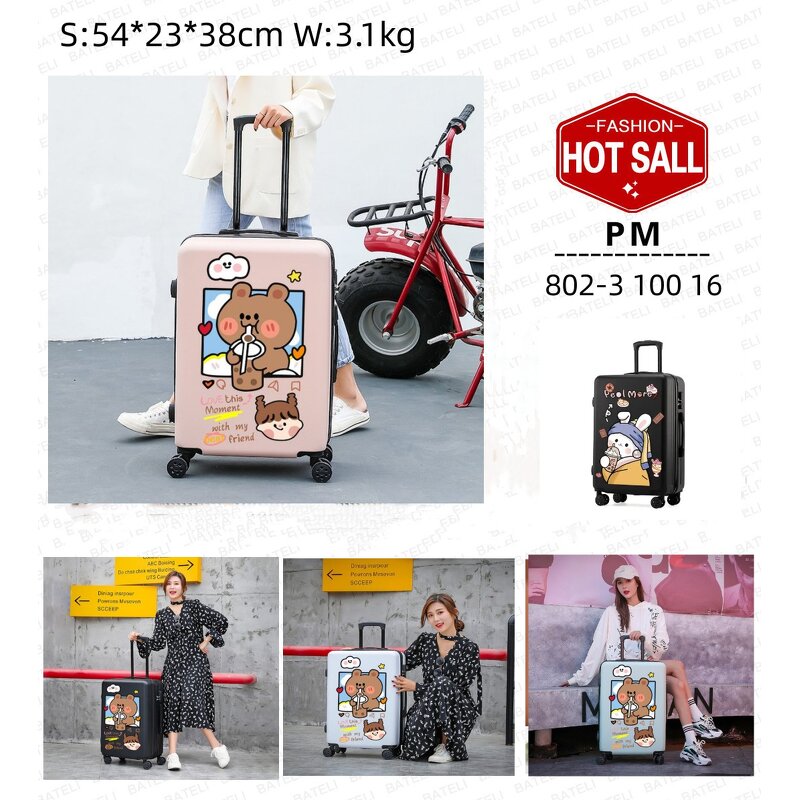 Smart Suitcase Factory - OEM Private Custom Cartoon Frame Luggage