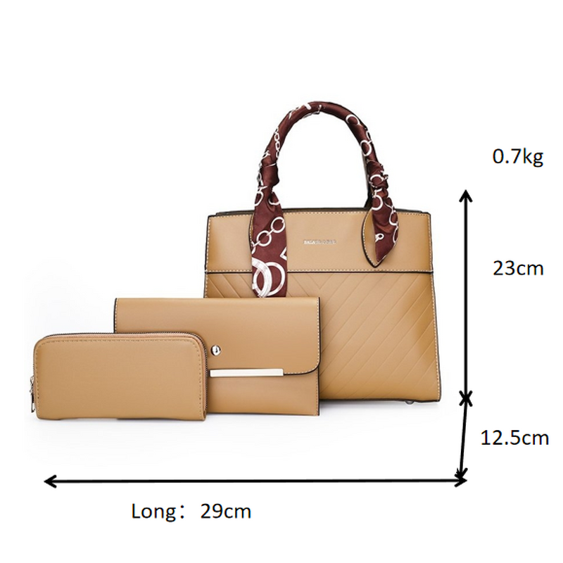 Women's Bag Manufacturer - OEM Silk Scarf Inverted Diamond PU Bag