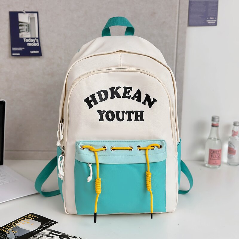 Student Backpack Factory - OEM Contrast Color Versatile Cute Bag